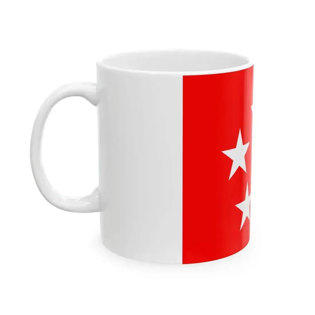 Flag of a U.S. General of the Army (United States) White Coffee Mug - Go Mug Yourself