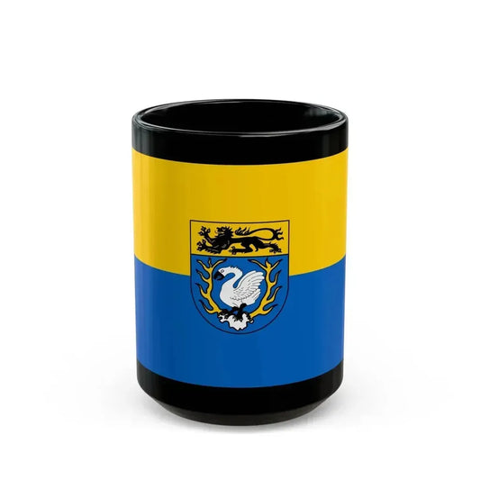 Flag of Aachen Germany - Black Coffee Mug 15oz - Go Mug Yourself