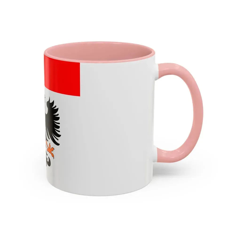 Flag of Aarau Switzerland - Accent Coffee Mug - Go Mug Yourself