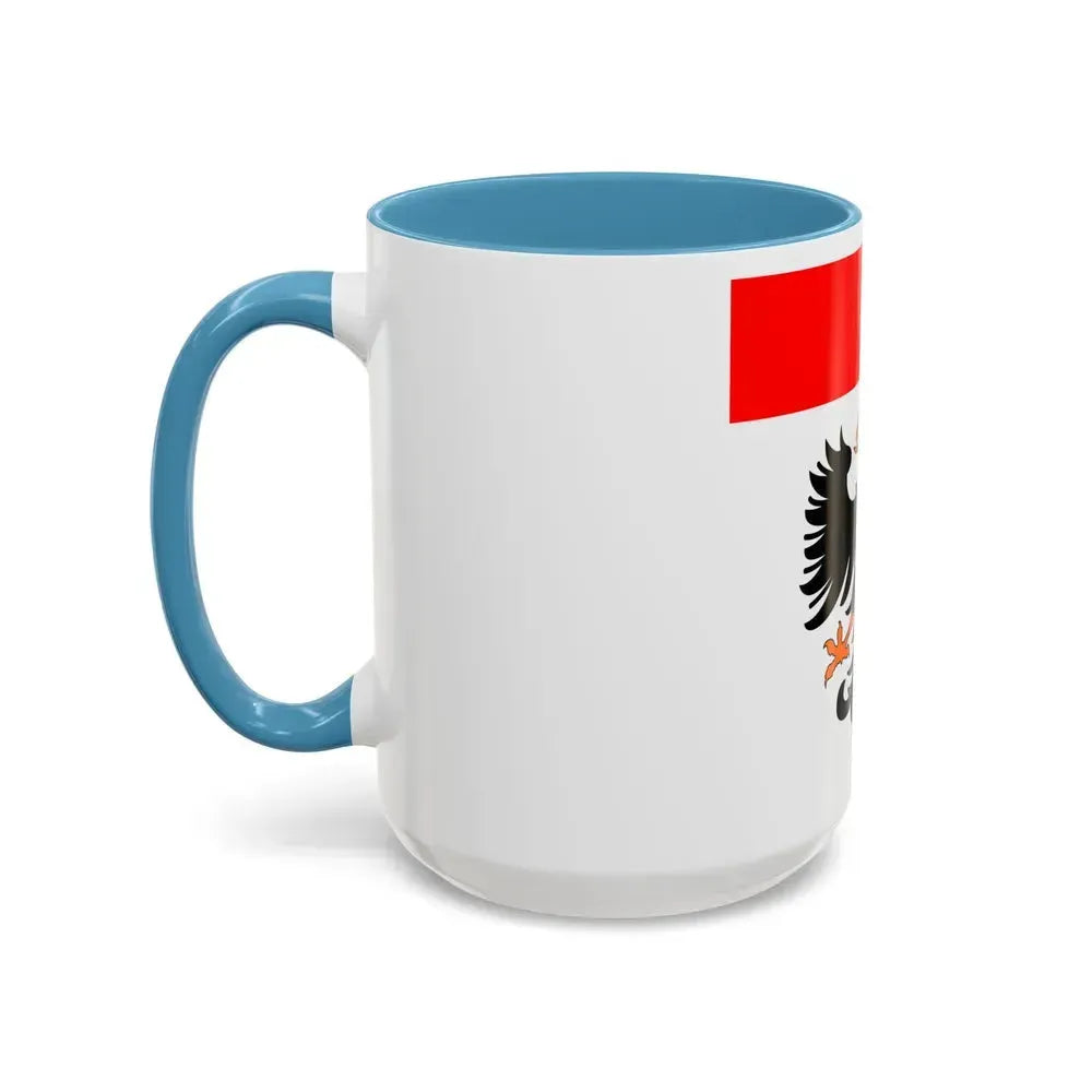 Flag of Aarau Switzerland - Accent Coffee Mug - Go Mug Yourself