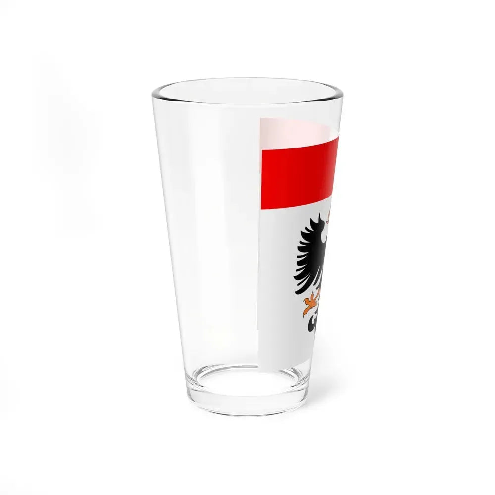 Flag of Aarau Switzerland - Pint Glass 16oz - Go Mug Yourself