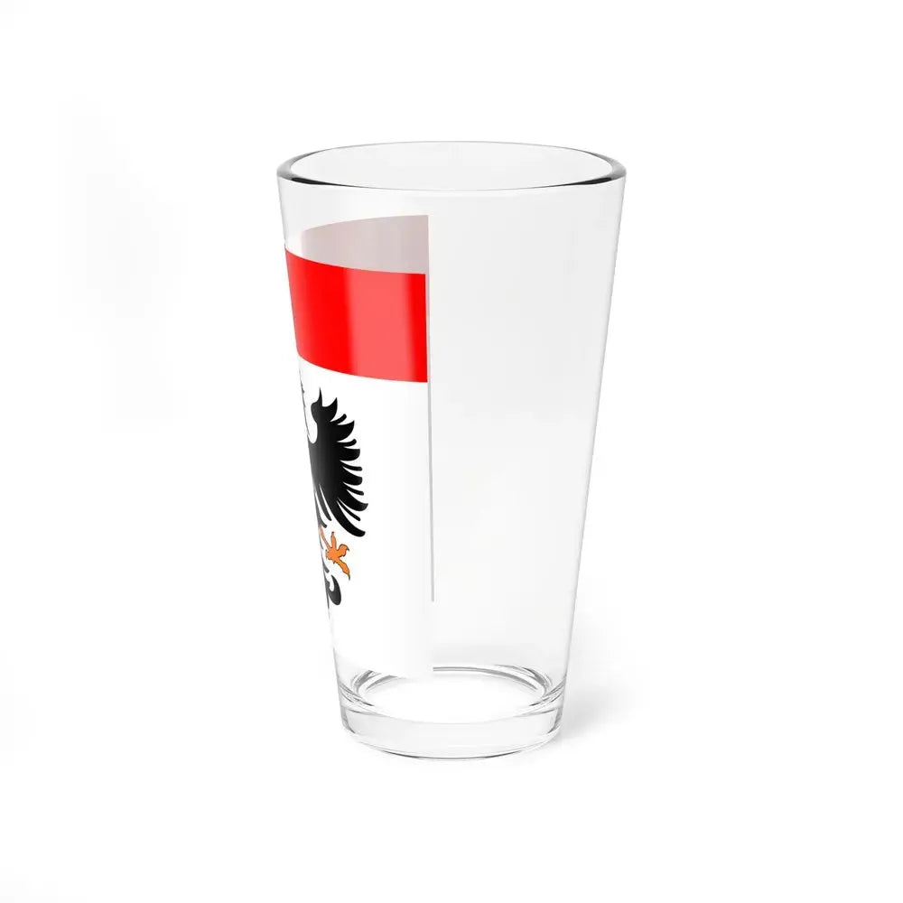 Flag of Aarau Switzerland - Pint Glass 16oz - Go Mug Yourself