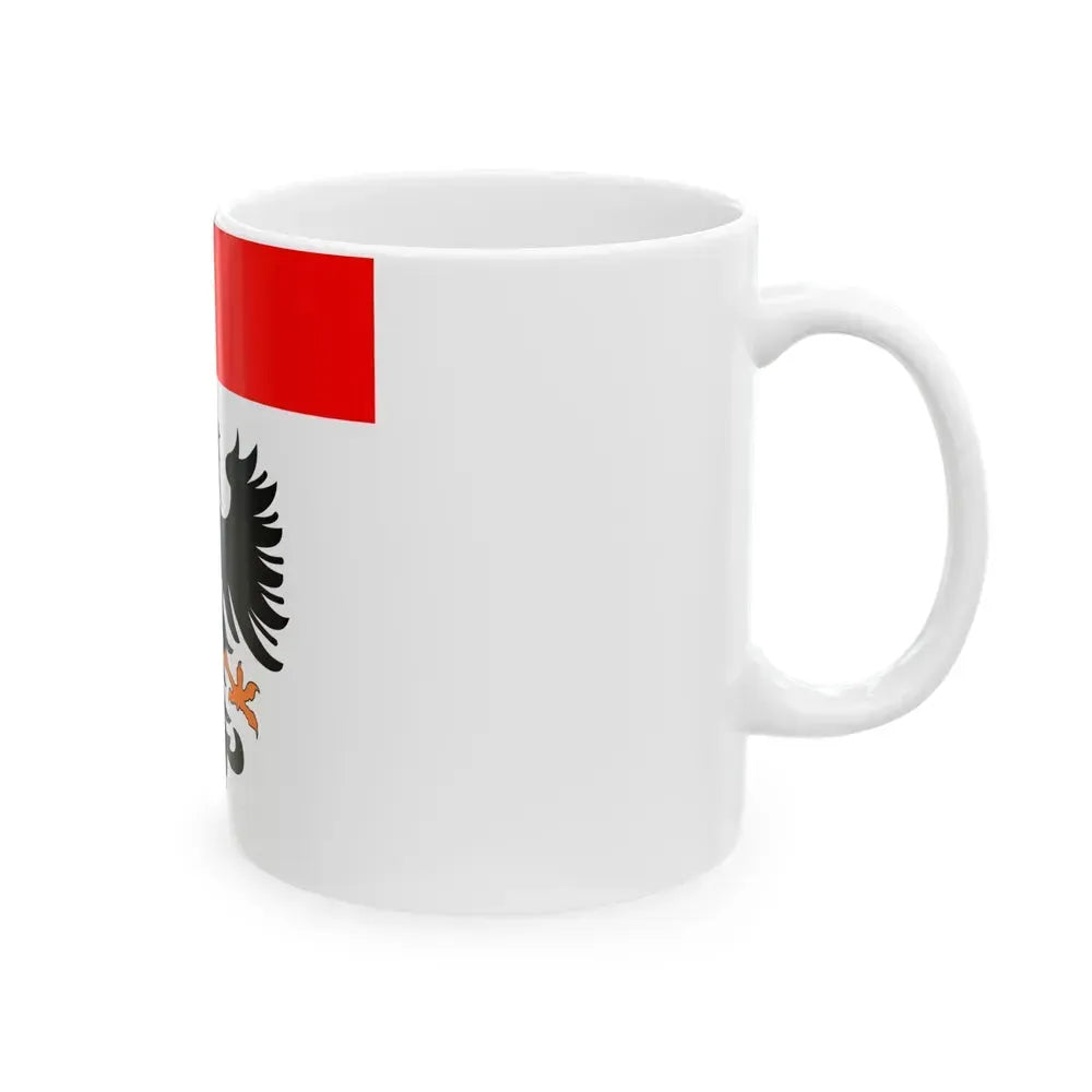 Flag of Aarau Switzerland - White Coffee Mug - Go Mug Yourself