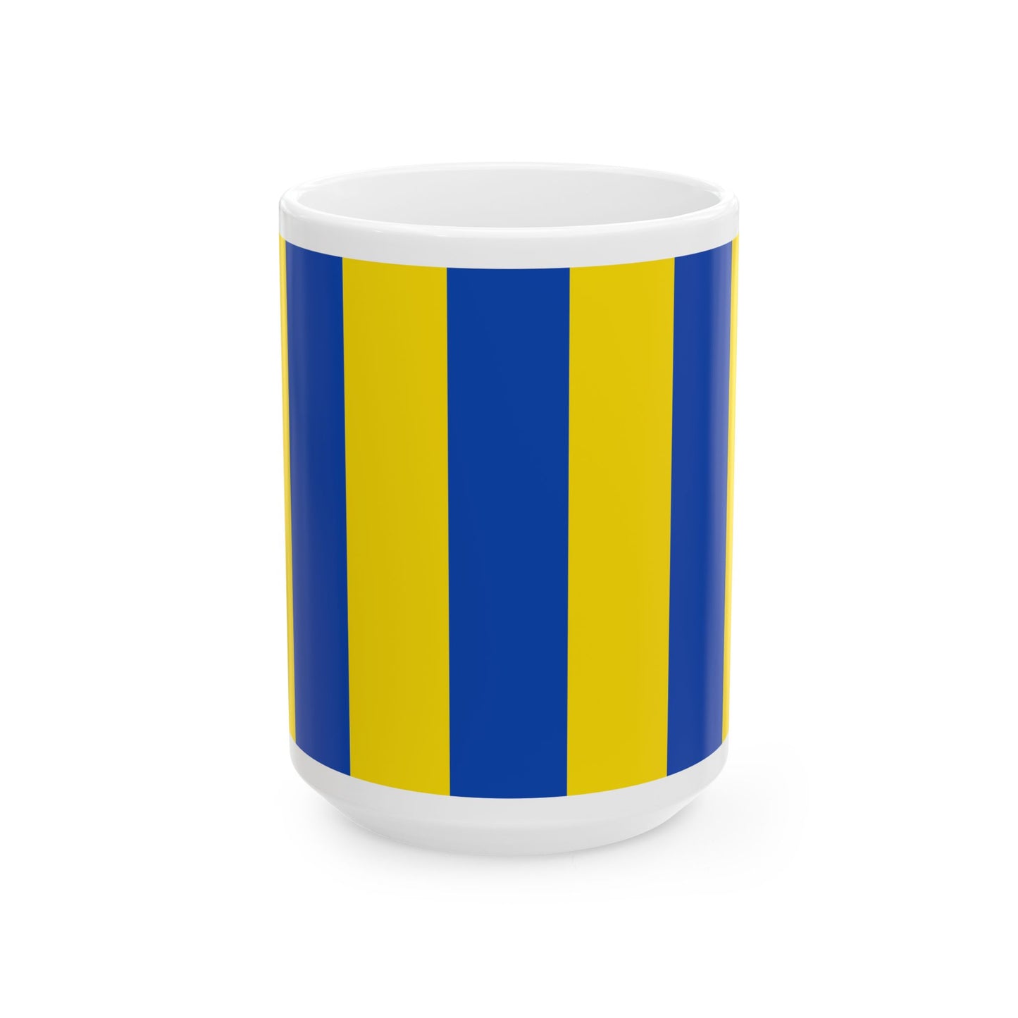 Flag of Aartselaar (Belgium) White Coffee Mug-15oz-Go Mug Yourself