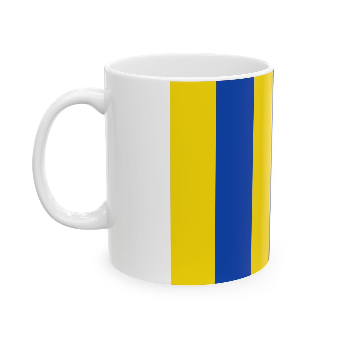 Flag of Aartselaar (Belgium) White Coffee Mug-Go Mug Yourself