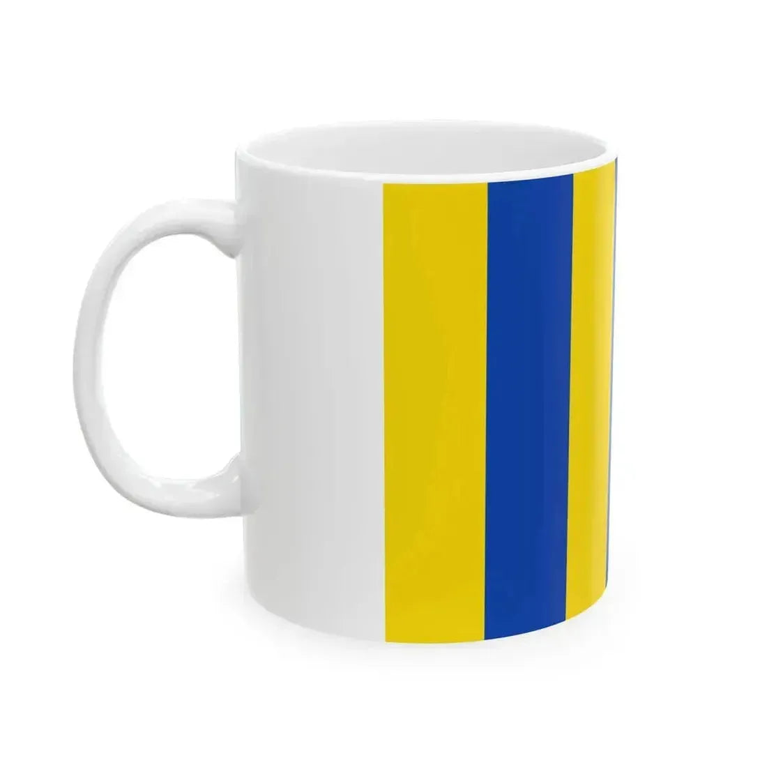 Flag of Aartselaar (Belgium) White Coffee Mug - Go Mug Yourself