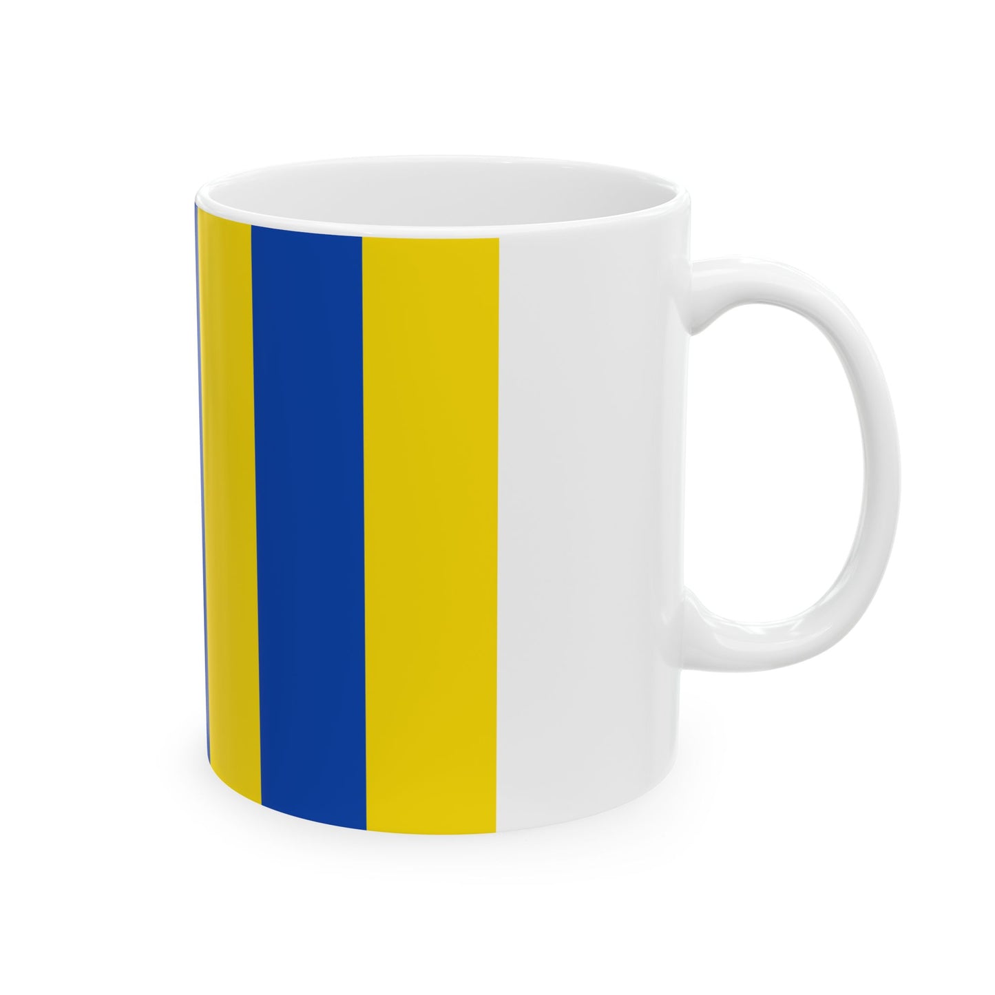 Flag of Aartselaar (Belgium) White Coffee Mug-Go Mug Yourself