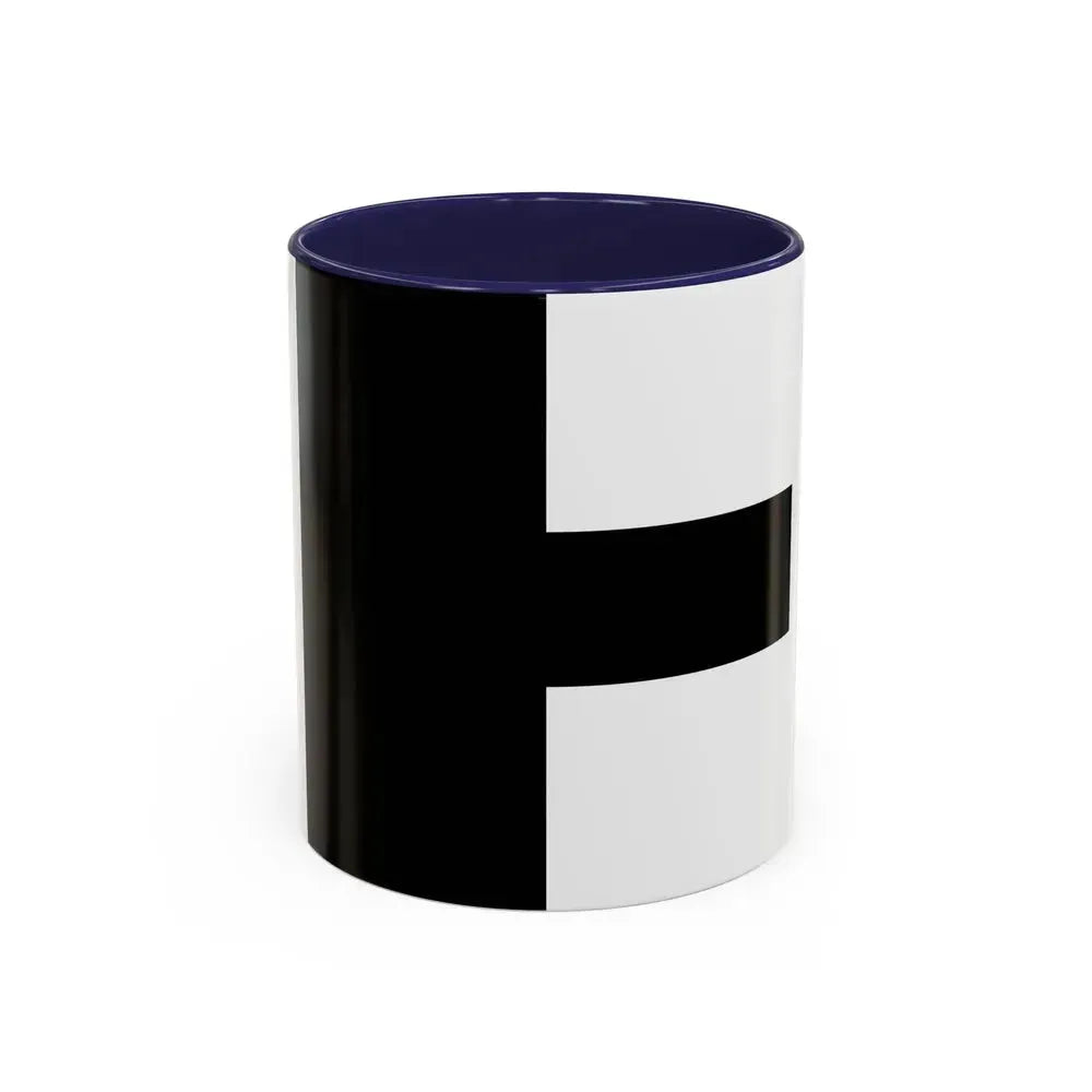 Flag of Aarwangen Switzerland - Accent Coffee Mug 11oz Navy - Go Mug Yourself