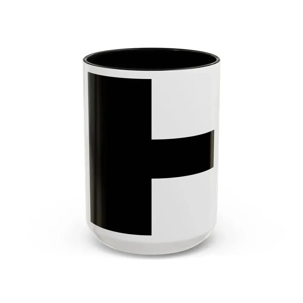 Flag of Aarwangen Switzerland - Accent Coffee Mug 15oz Black - Go Mug Yourself
