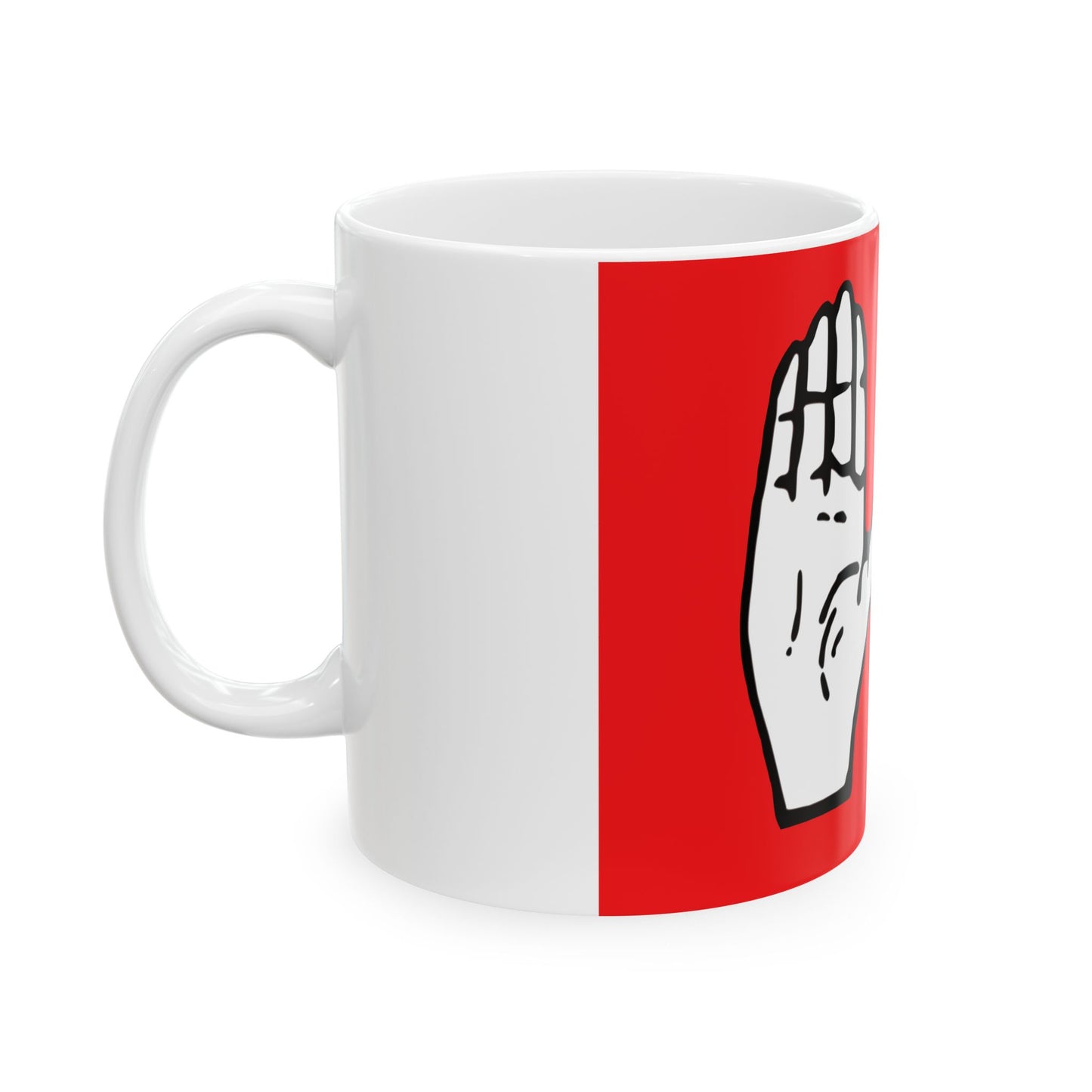 Flag of Abasgeti (Georgia) White Coffee Mug-Go Mug Yourself
