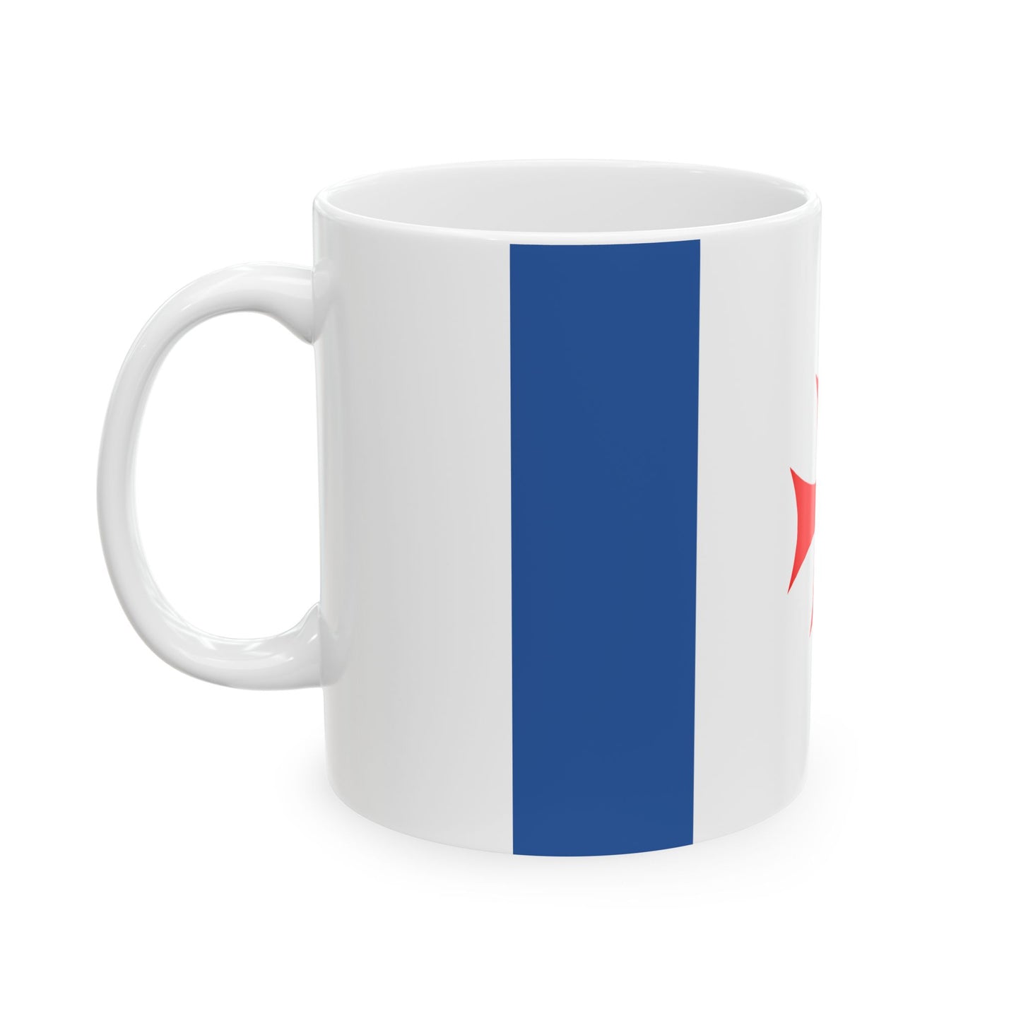 Flag of Abasha Municipality (Georgia) White Coffee Mug-Go Mug Yourself