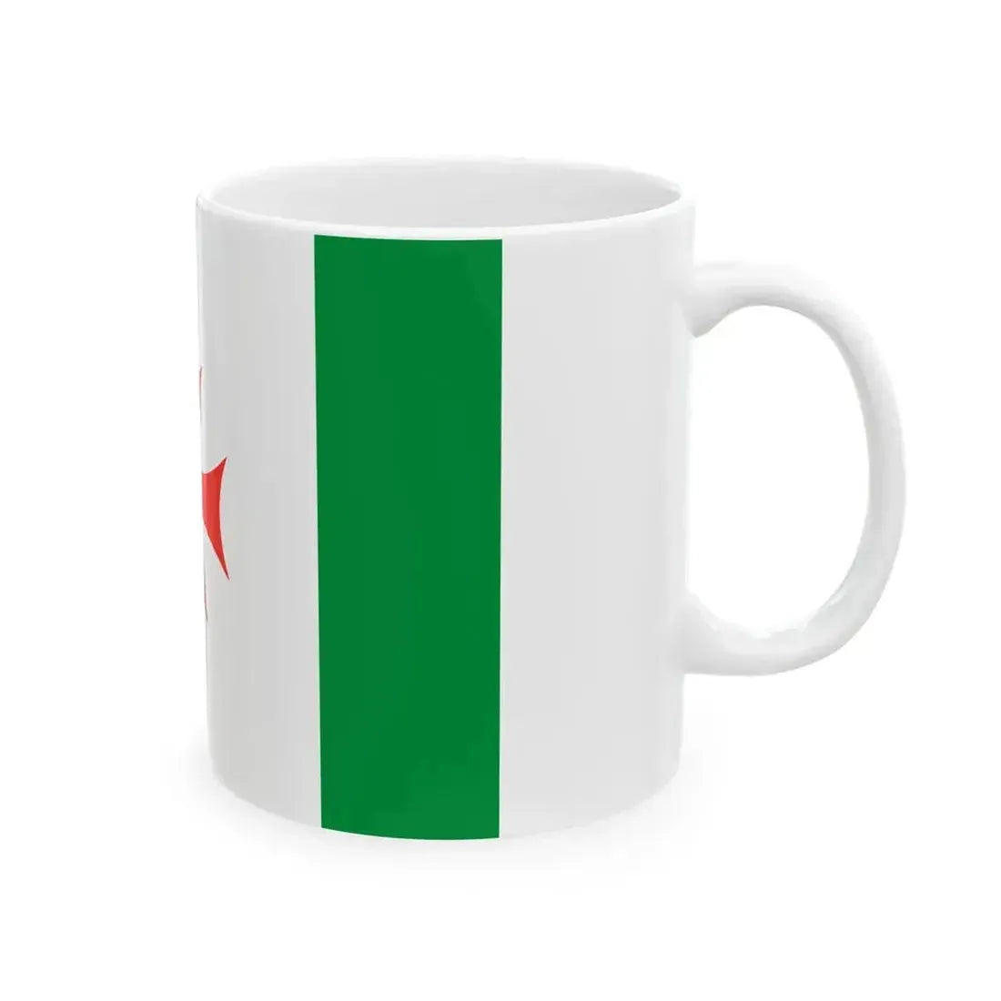 Flag of Abasha Municipality (Georgia) White Coffee Mug - Go Mug Yourself