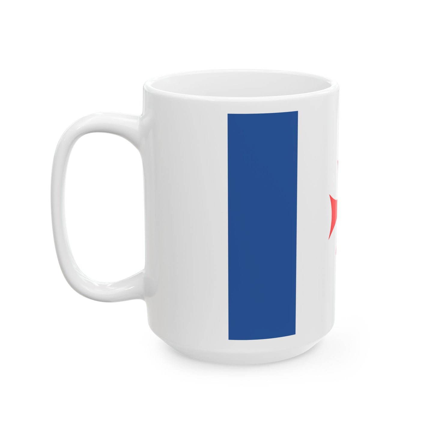 Flag of Abasha Municipality (Georgia) White Coffee Mug-Go Mug Yourself