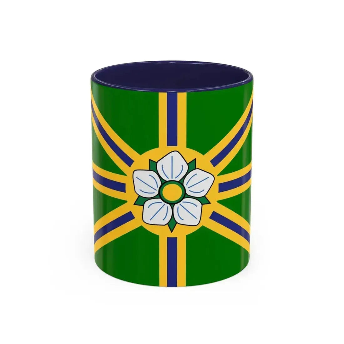 Flag of Abbotsford BC Canada - Accent Coffee Mug 11oz Navy - Go Mug Yourself