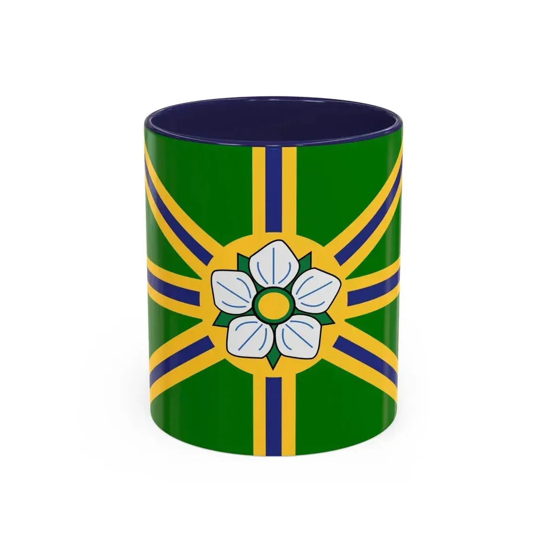 Flag of Abbotsford BC Canada - Accent Coffee Mug 11oz Navy - Go Mug Yourself