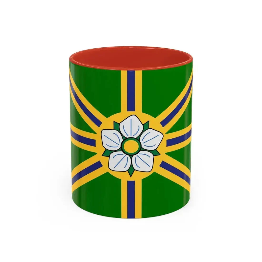 Flag of Abbotsford BC Canada - Accent Coffee Mug 11oz Red - Go Mug Yourself