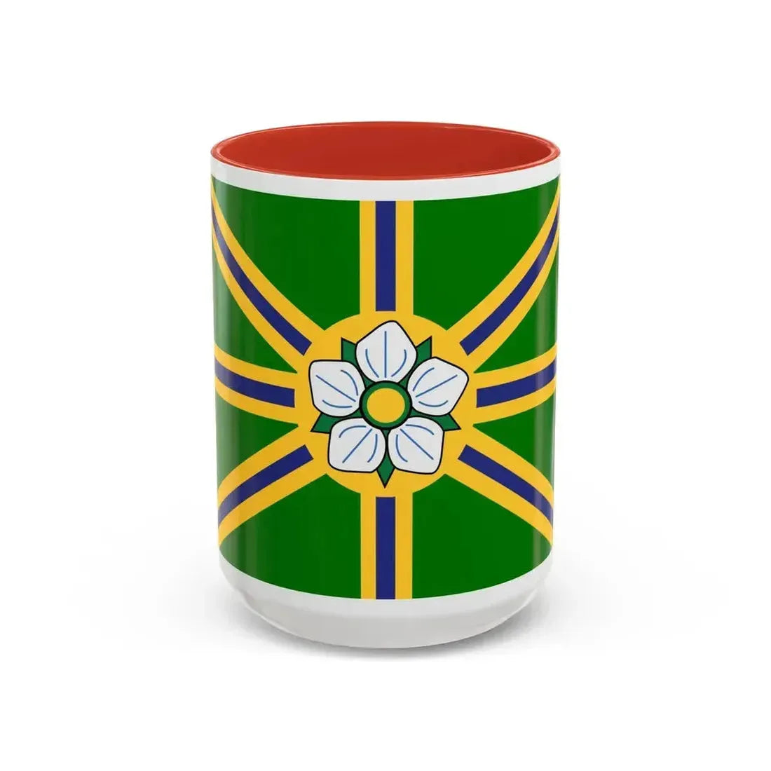 Flag of Abbotsford BC Canada - Accent Coffee Mug 15oz Red - Go Mug Yourself