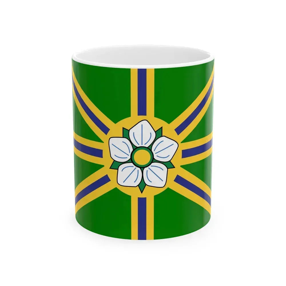 Flag of Abbotsford BC Canada - White Coffee Mug 11oz - Go Mug Yourself