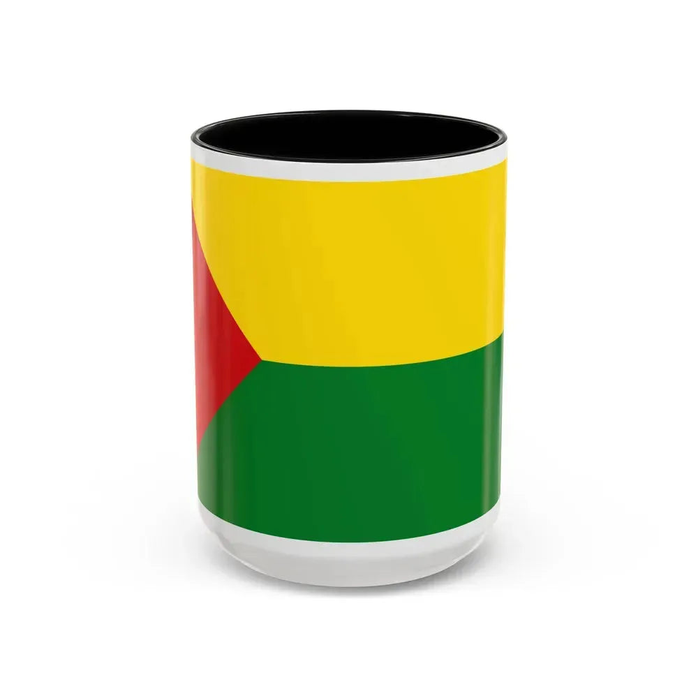 Flag of Abejorral Colombia - Accent Coffee Mug 15oz Black - Go Mug Yourself