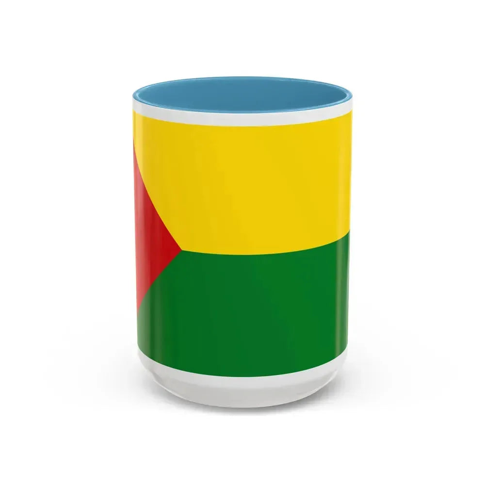 Flag of Abejorral Colombia - Accent Coffee Mug 15oz Light Blue - Go Mug Yourself