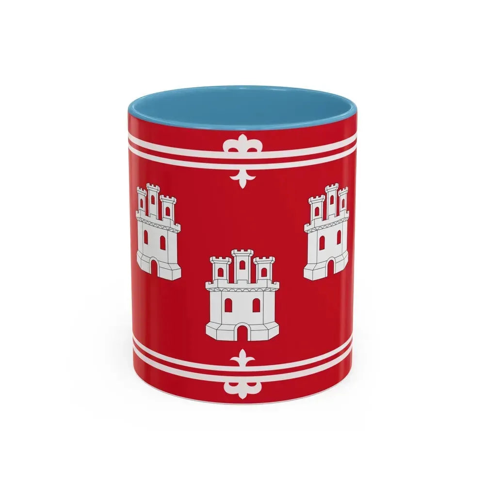 Flag of Aberdeen UK - Accent Coffee Mug 11oz Light Blue - Go Mug Yourself