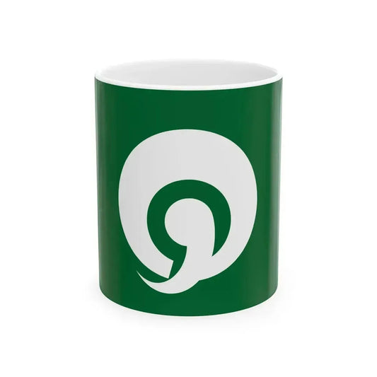 Flag of Abiko Chiba (Japan) White Coffee Mug 11oz - Go Mug Yourself