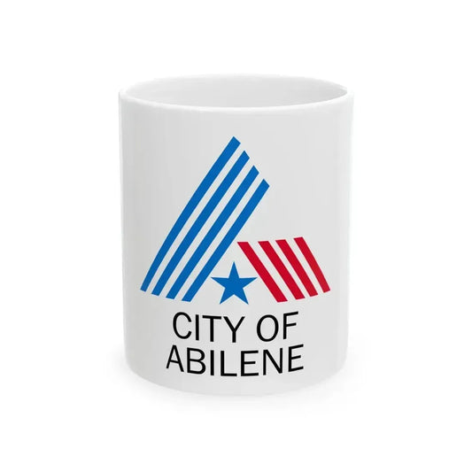 Flag of Abilene Texas (United States) White Coffee Mug 11oz - Go Mug Yourself