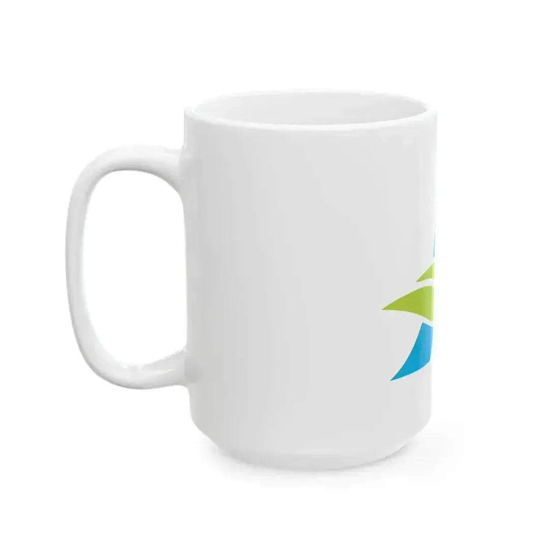 Flag of Abira Hokkaido (Japan) White Coffee Mug - Go Mug Yourself