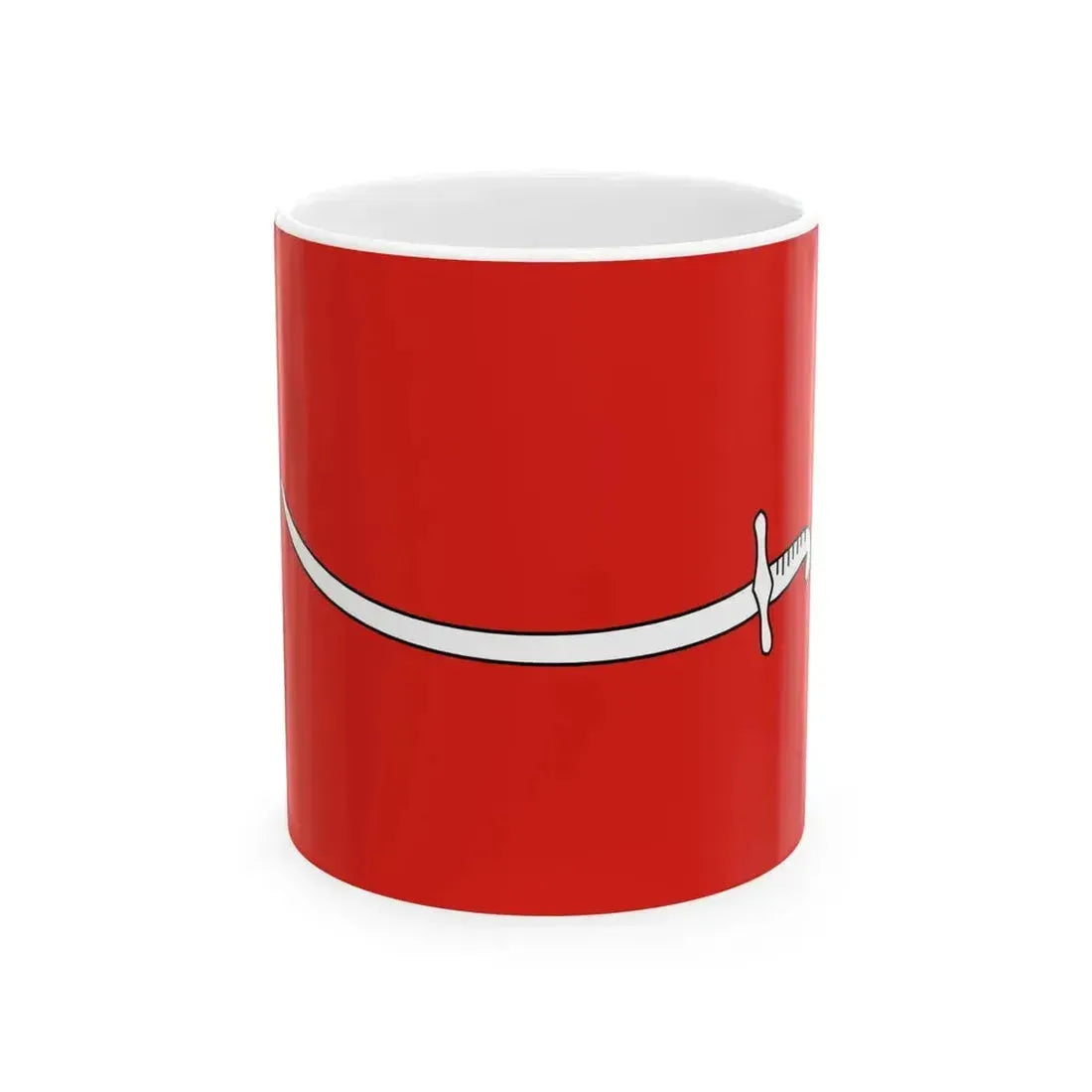 Flag of Abkhazia c. 1770-1864 (Georgia) White Coffee Mug 11oz - Go Mug Yourself