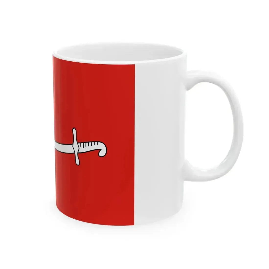 Flag of Abkhazia c. 1770-1864 (Georgia) White Coffee Mug - Go Mug Yourself