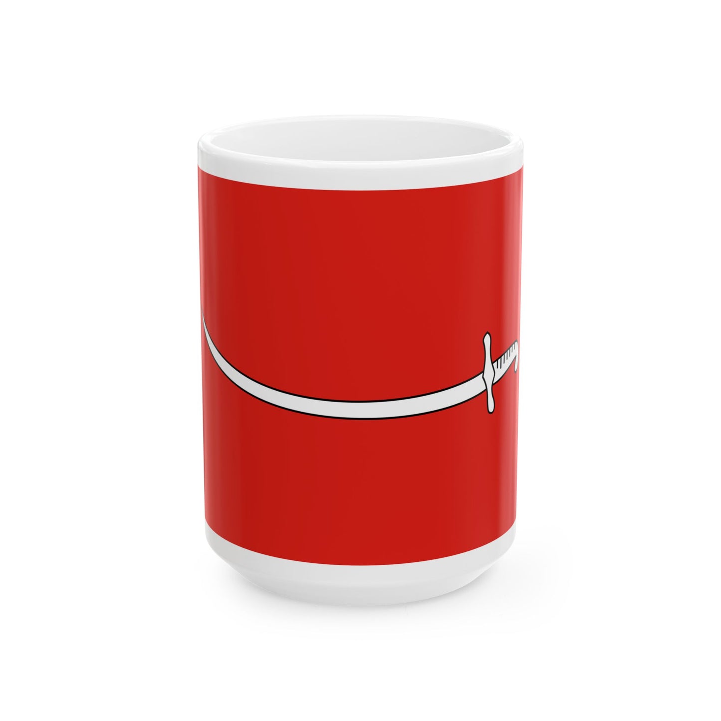 Flag of Abkhazia c. 1770-1864 (Georgia) White Coffee Mug-15oz-Go Mug Yourself