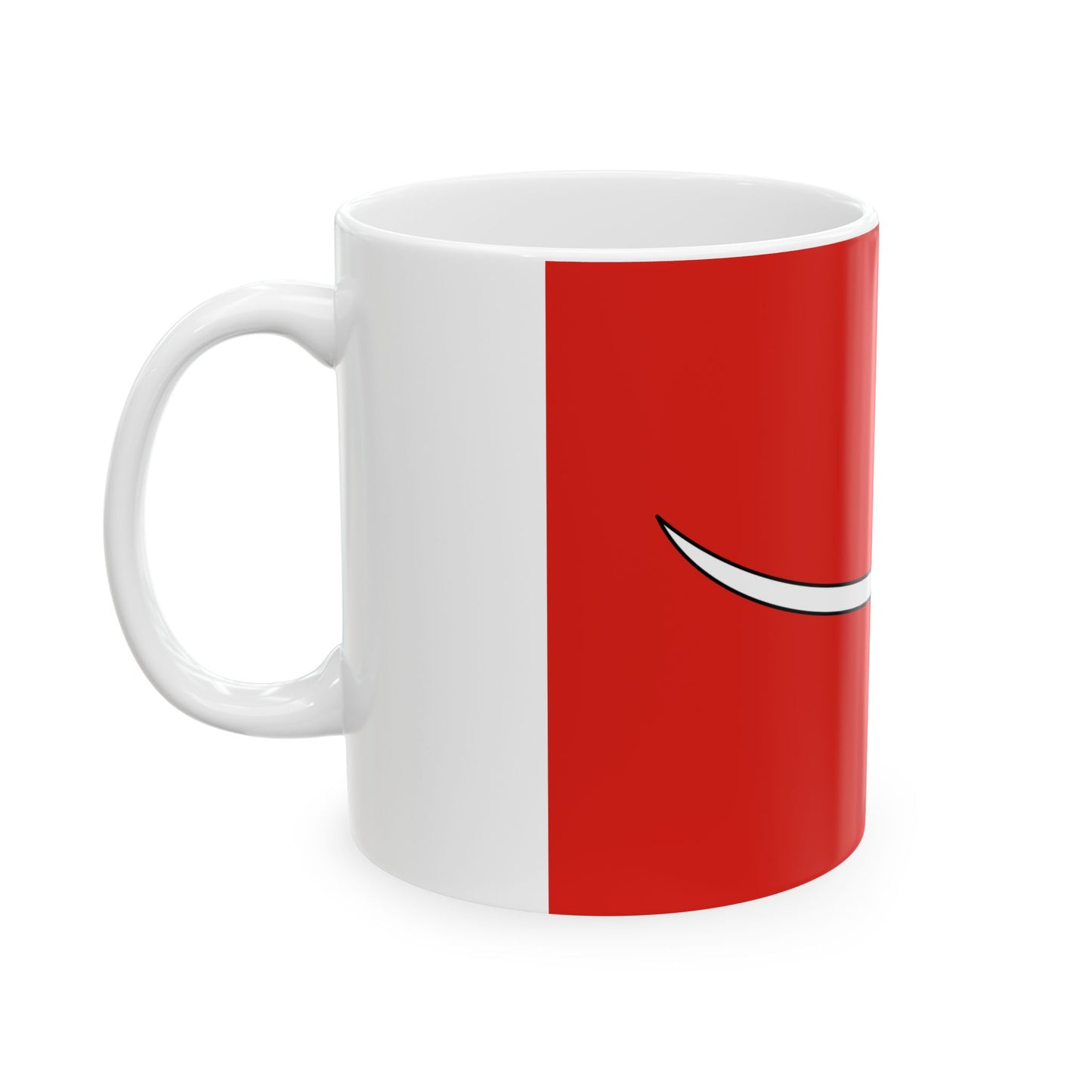 Flag of Abkhazia c. 1770-1864 (Georgia) White Coffee Mug-Go Mug Yourself