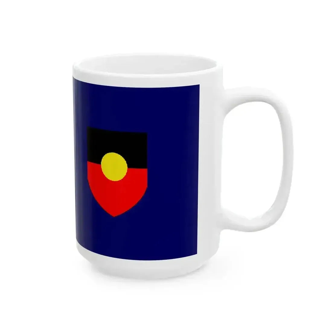 Flag of Aboriginal Dominion (Australia) White Coffee Mug - Go Mug Yourself