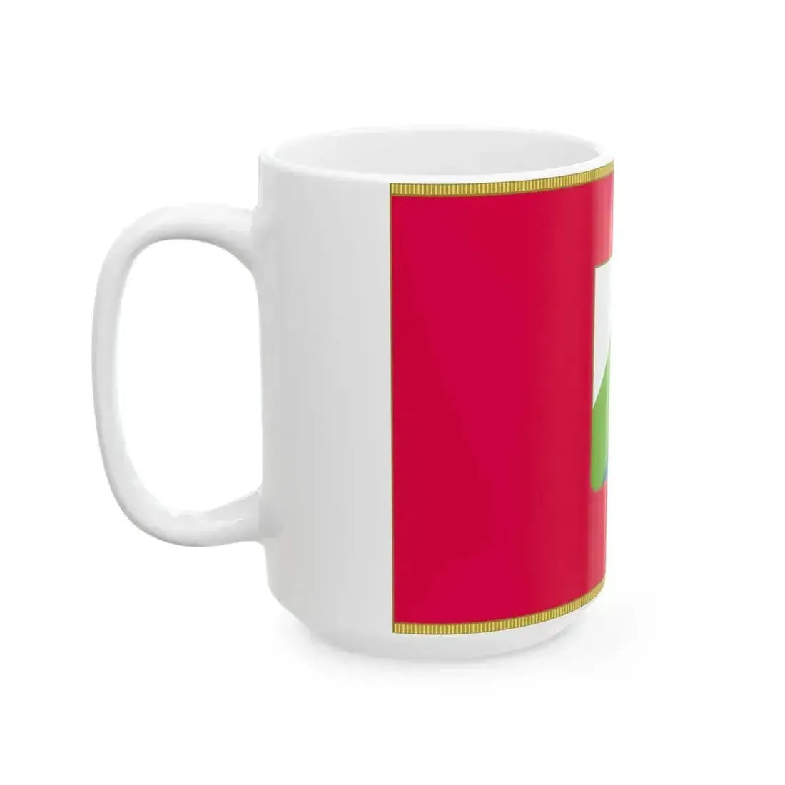 Flag of Abruzzo 1986-2023 (Italy) White Coffee Mug - Go Mug Yourself