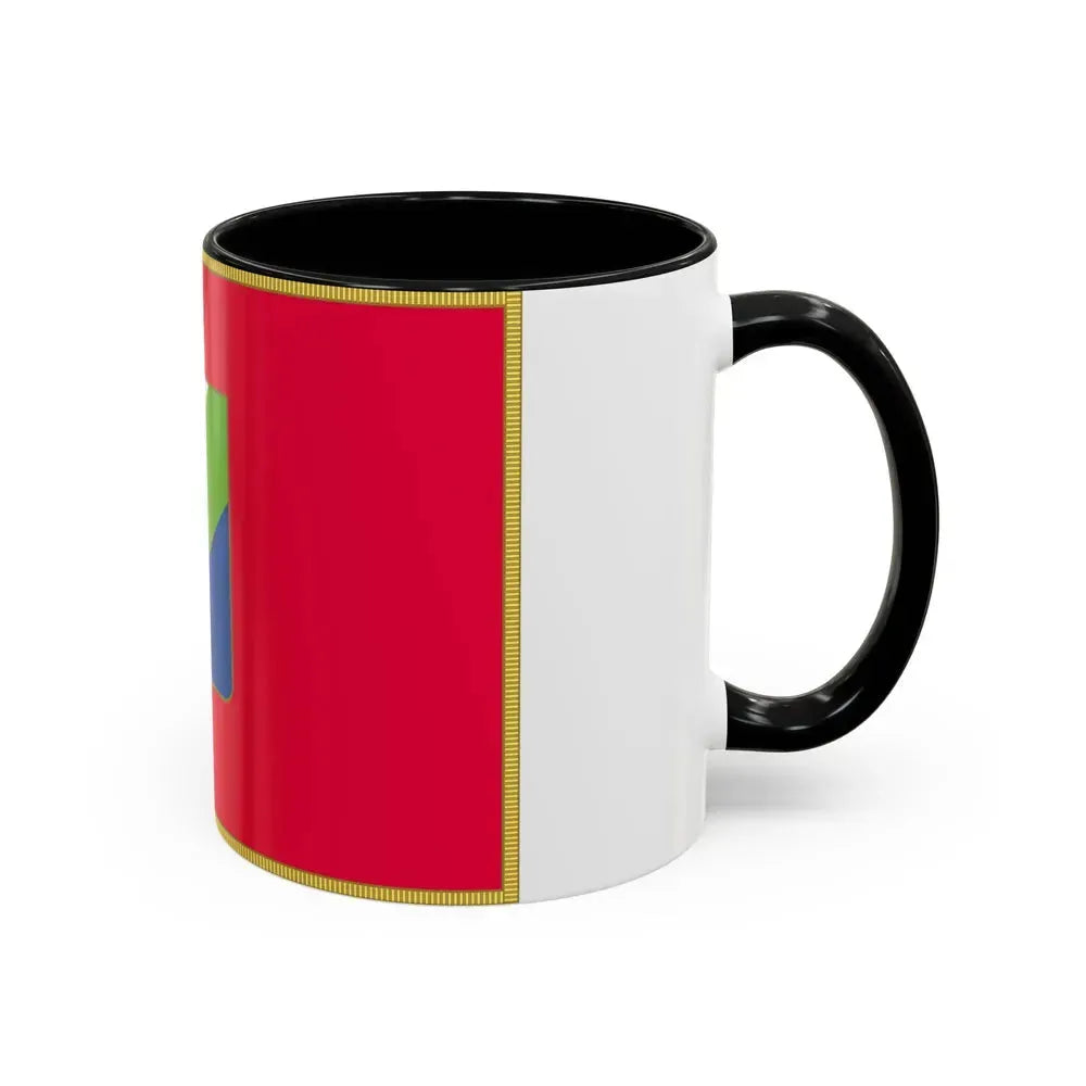 Flag of Abruzzo Italy - Accent Coffee Mug - Go Mug Yourself