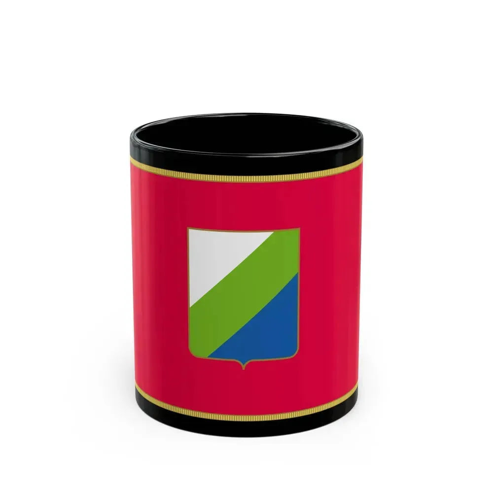 Flag of Abruzzo Italy - Black Coffee Mug 11oz - Go Mug Yourself