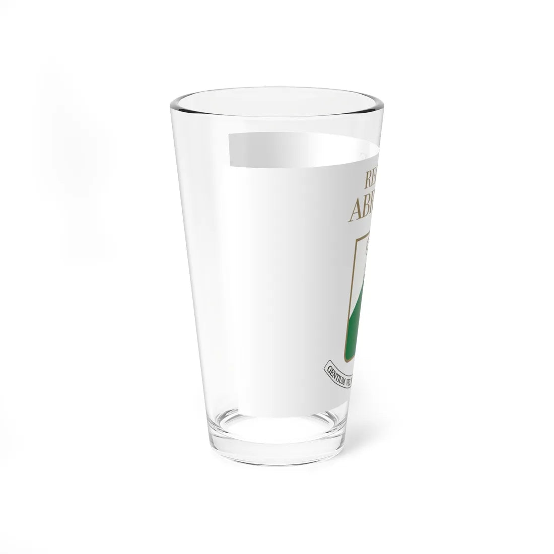 Flag of Abruzzo Variant (Italy) Pint Glass 16oz - Go Mug Yourself