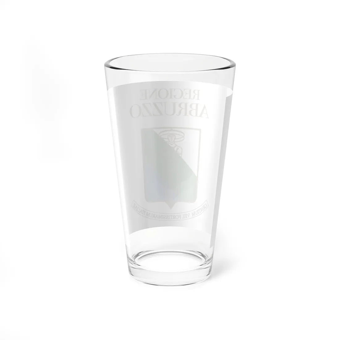 Flag of Abruzzo Variant (Italy) Pint Glass 16oz - Go Mug Yourself