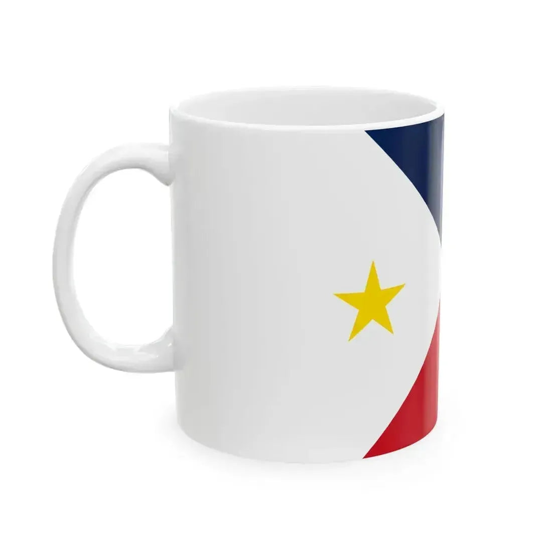 Flag of Acadiana (United States) White Coffee Mug - Go Mug Yourself