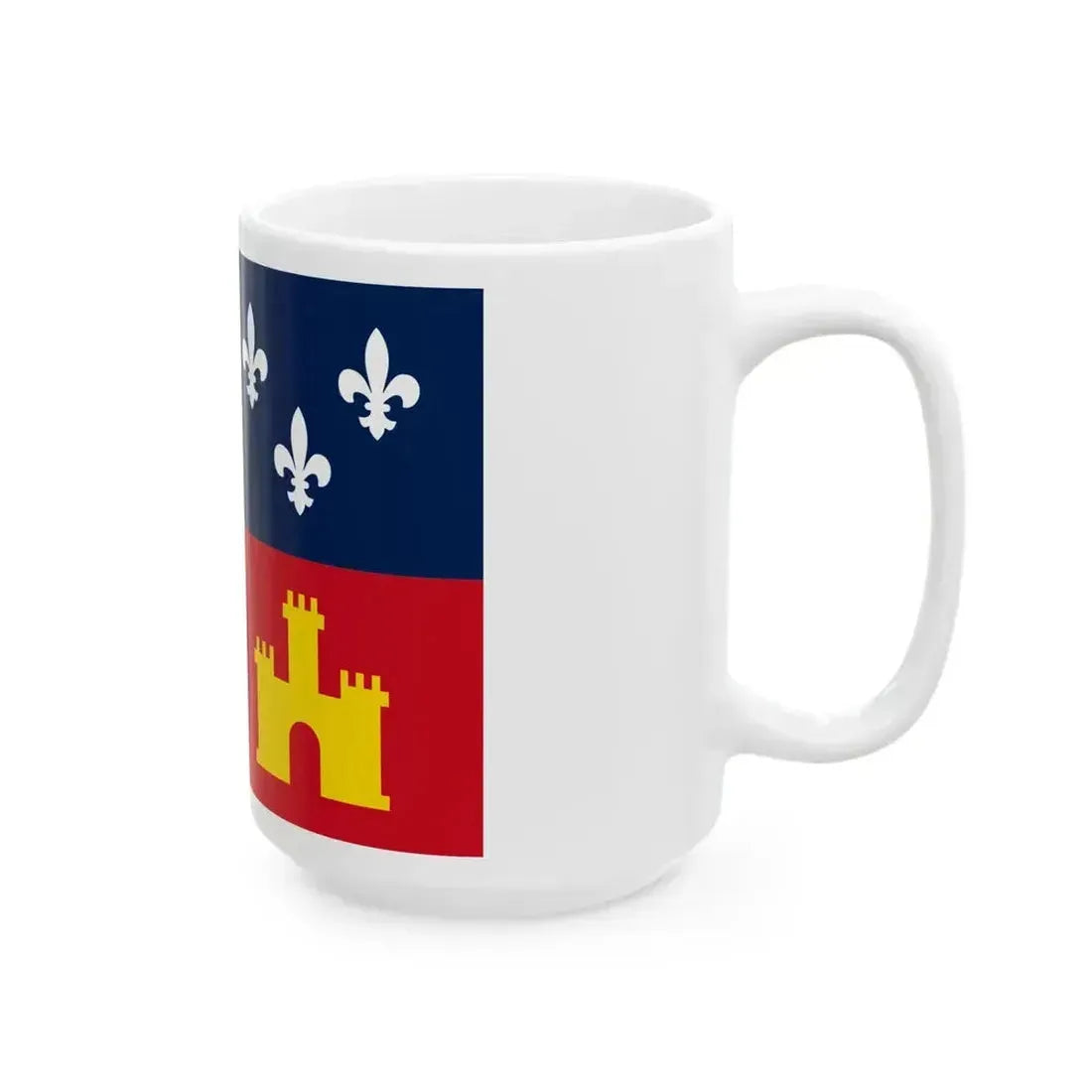 Flag of Acadiana (United States) White Coffee Mug - Go Mug Yourself