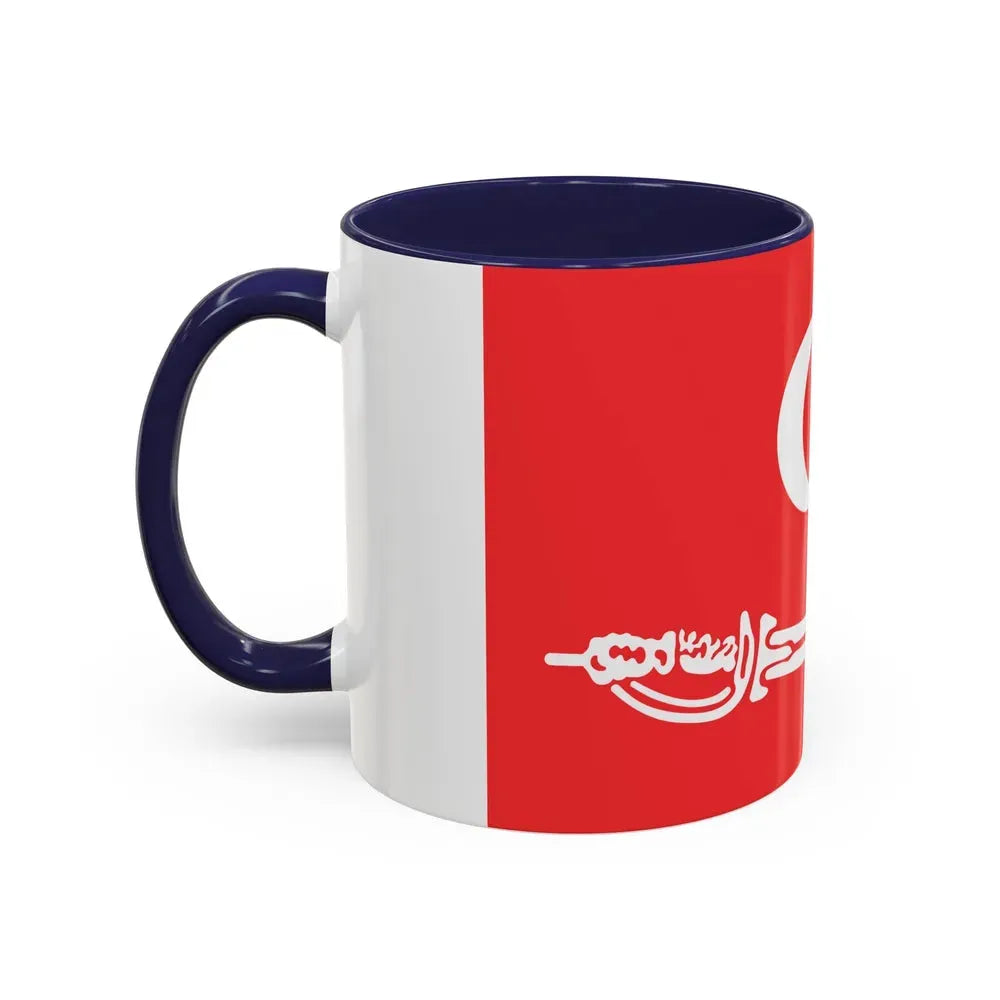 Flag of Aceh Sultanate Malaysia - Accent Coffee Mug - Go Mug Yourself