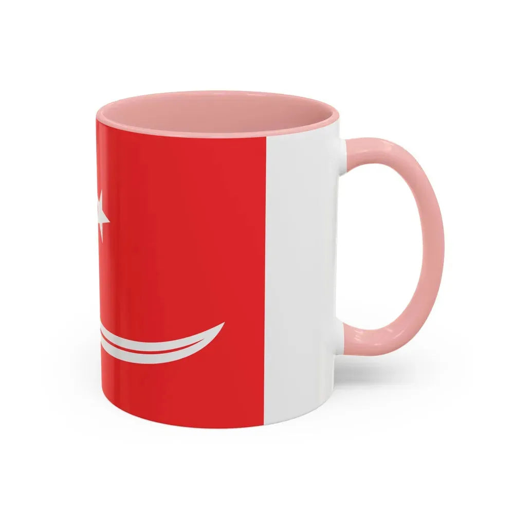 Flag of Aceh Sultanate Malaysia - Accent Coffee Mug - Go Mug Yourself