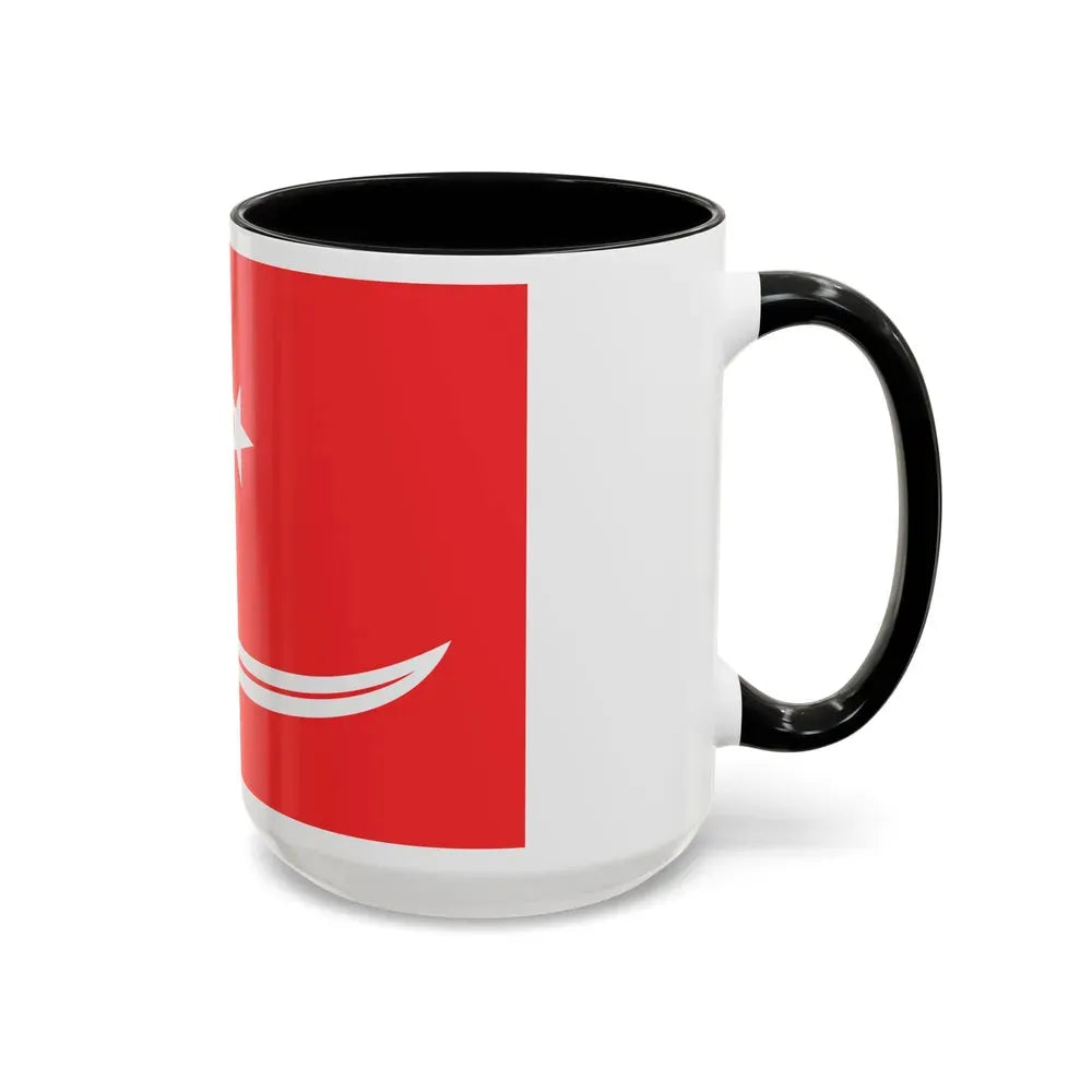 Flag of Aceh Sultanate Malaysia - Accent Coffee Mug - Go Mug Yourself