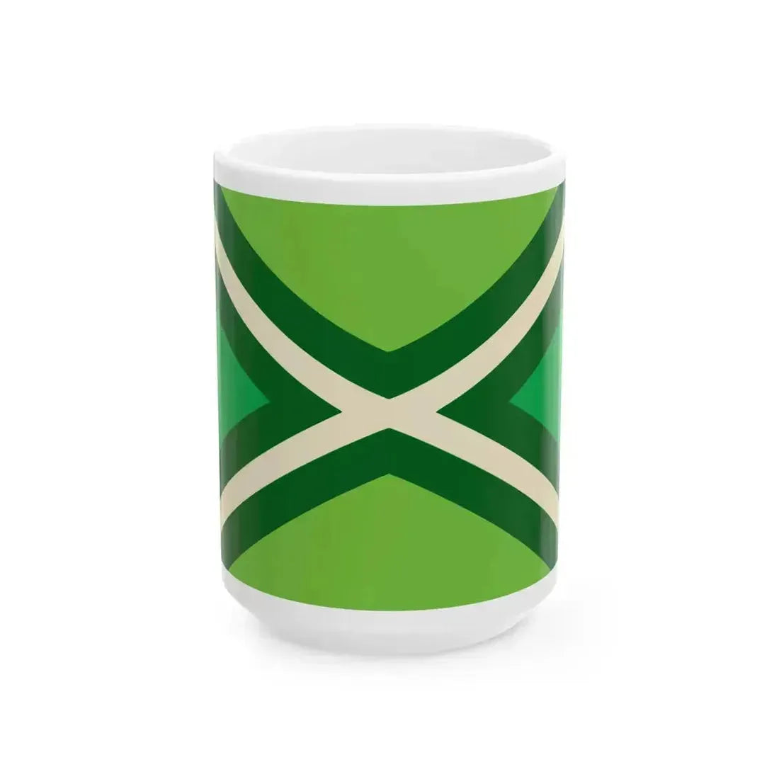 Flag of Achterhoek (Netherlands) White Coffee Mug 15oz - Go Mug Yourself