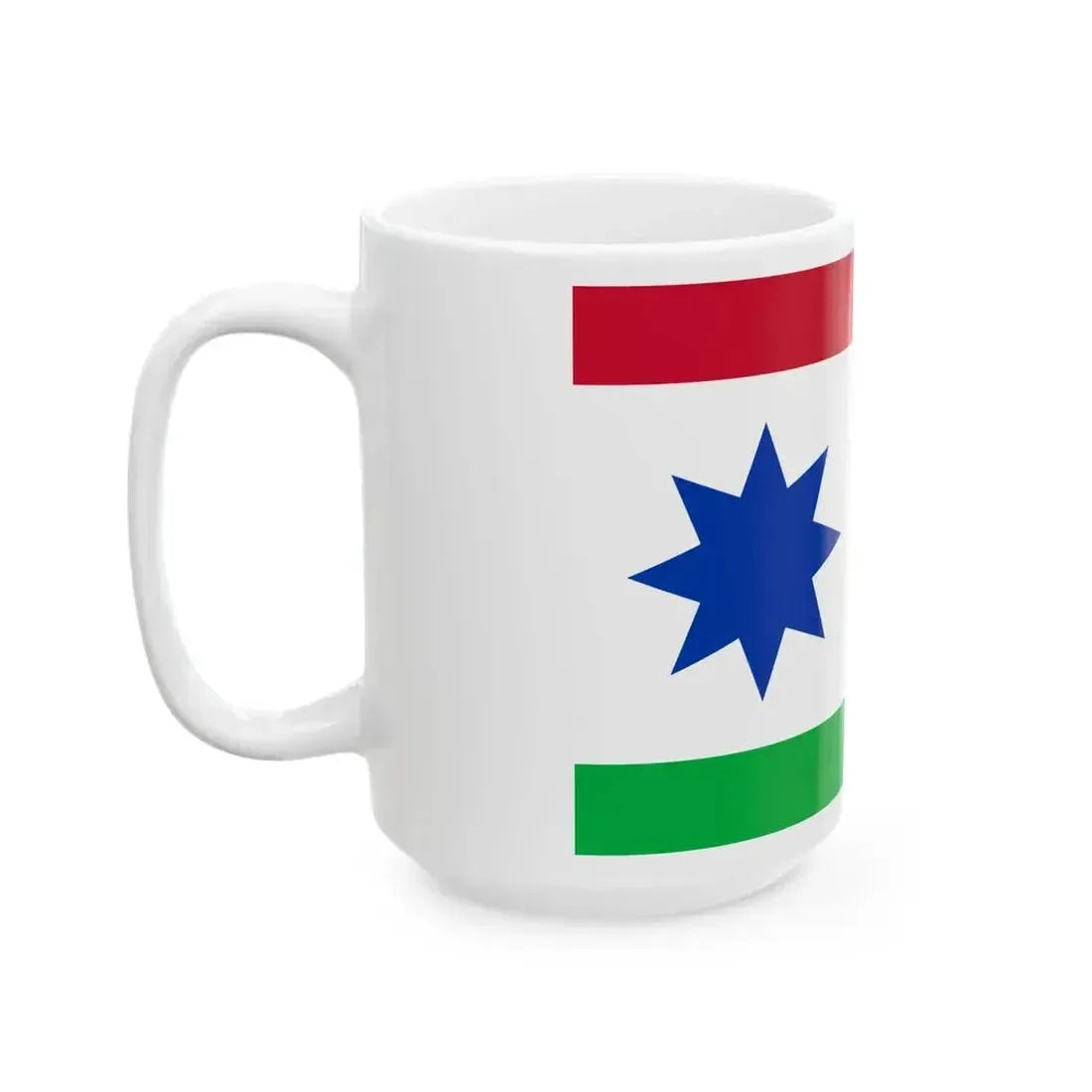 Flag of Achtkarspelen (Netherlands) White Coffee Mug - Go Mug Yourself