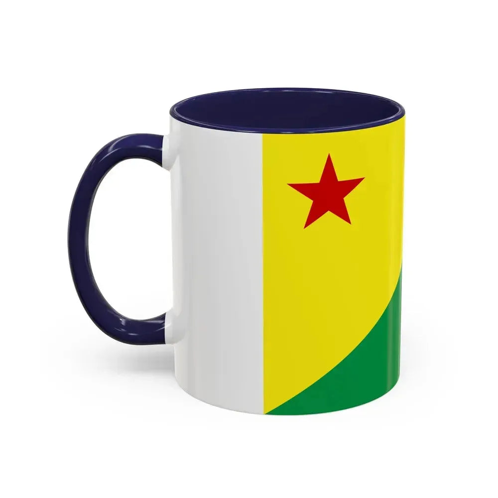 Flag of Acre Brazil - Accent Coffee Mug - Go Mug Yourself