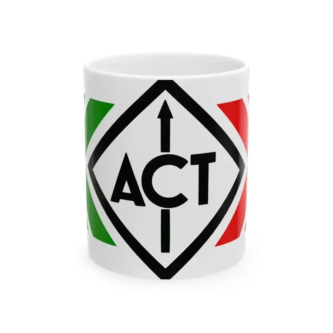 Flag of Action Culture Tradition (Italy) White Coffee Mug 11oz - Go Mug Yourself