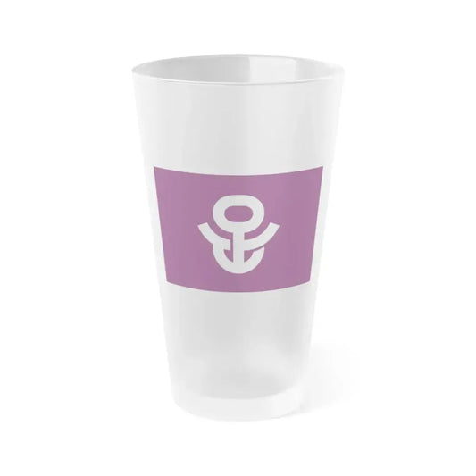 Flag of Adachi Tokyo Japan - Frosted Pint Glass 16oz 16oz Frosted - Go Mug Yourself
