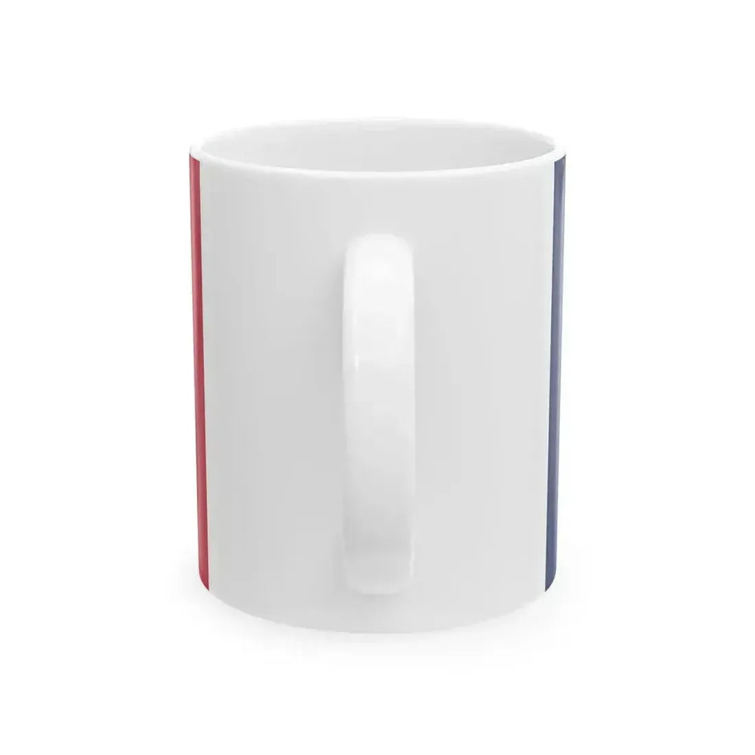 Flag of Adams County Iowa Sesquicentennial (United States) White Coffee Mug - Go Mug Yourself