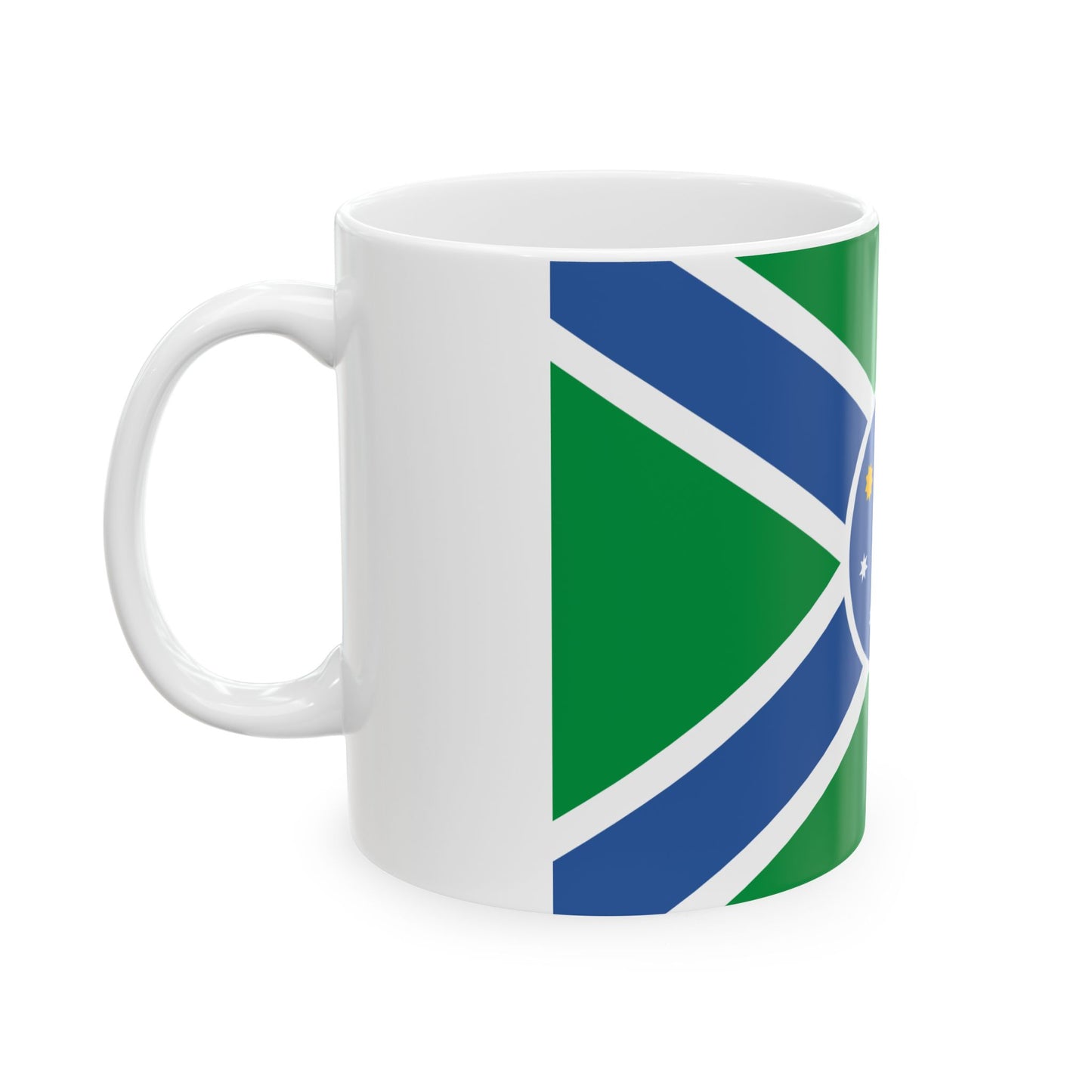 Flag of Adigeni Municipality (Georgia) White Coffee Mug-Go Mug Yourself